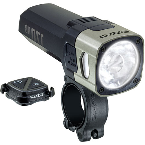 Rechargeable headlight AURA 170 HB LINK USB-C - black