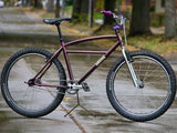 Moto Cruiser 26 Zoll Rahmenset mit Lenker - Lila/Chrom