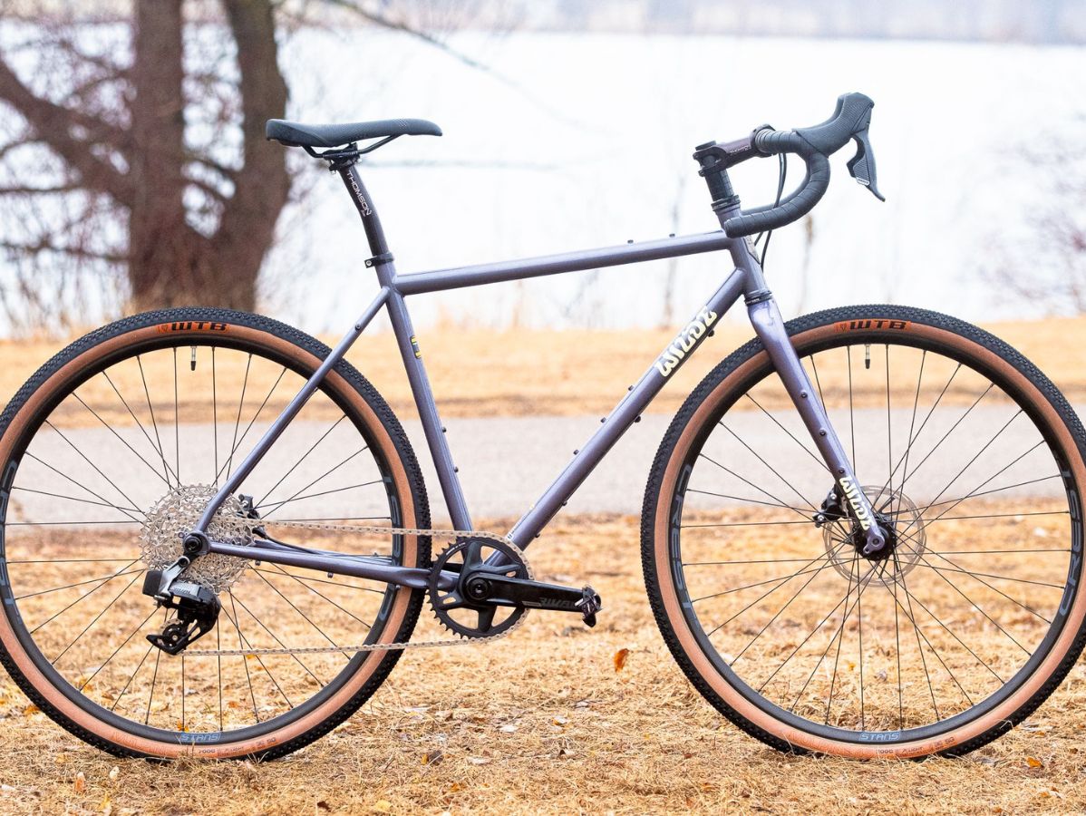 Rambler SL frame set with Wayfinder carbon fork - Charcoal Disco