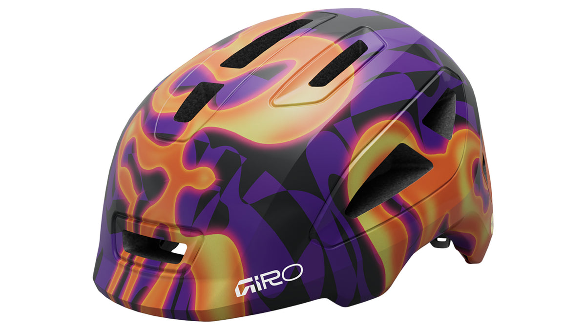 Scamp II Youth kask rowerowy - matowy purple lava