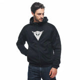 Daemon-X Safety Hoodie Full Zip - Czarny/Czarny-Biały