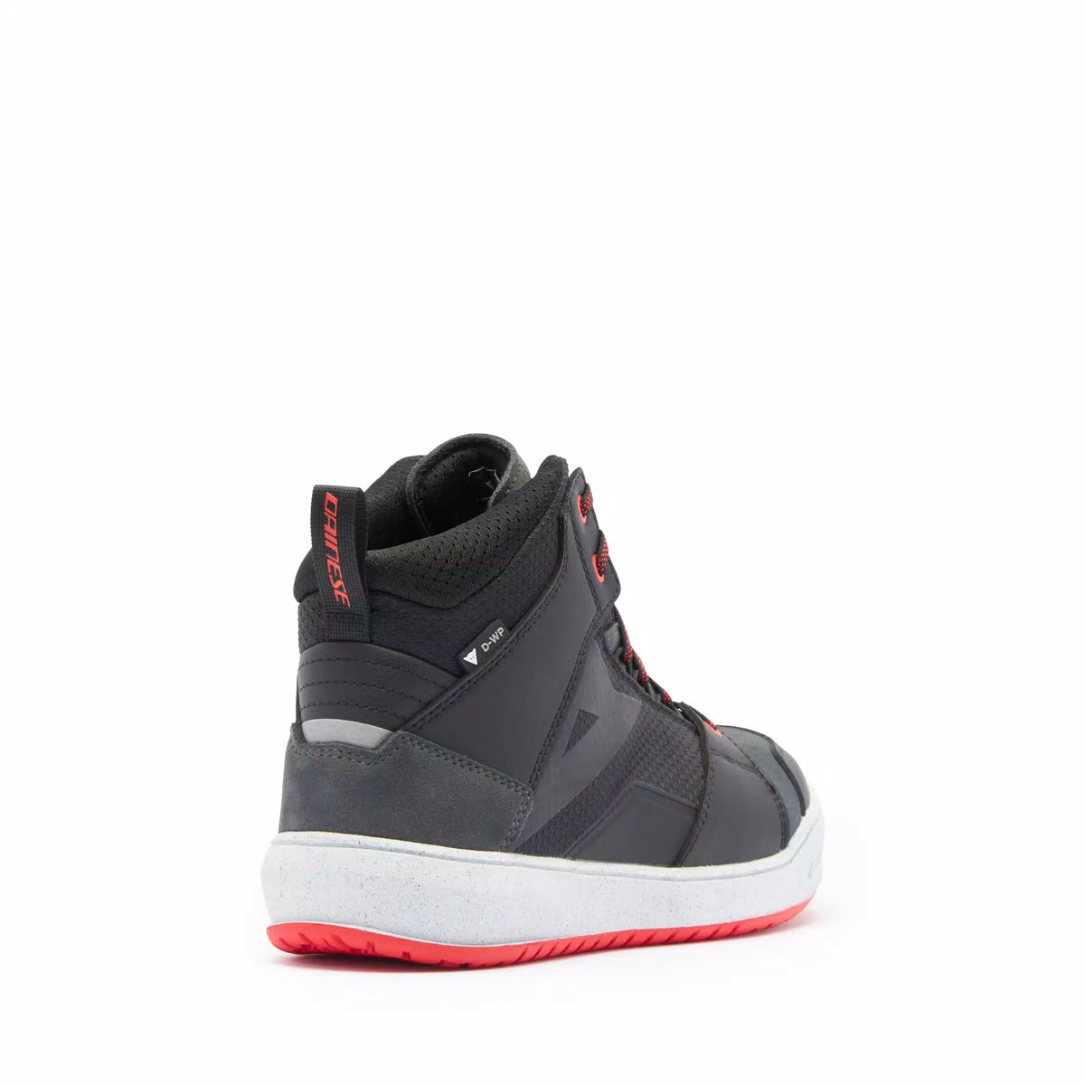 Suburb D-WP Shoes - Black/White/Red-Lava