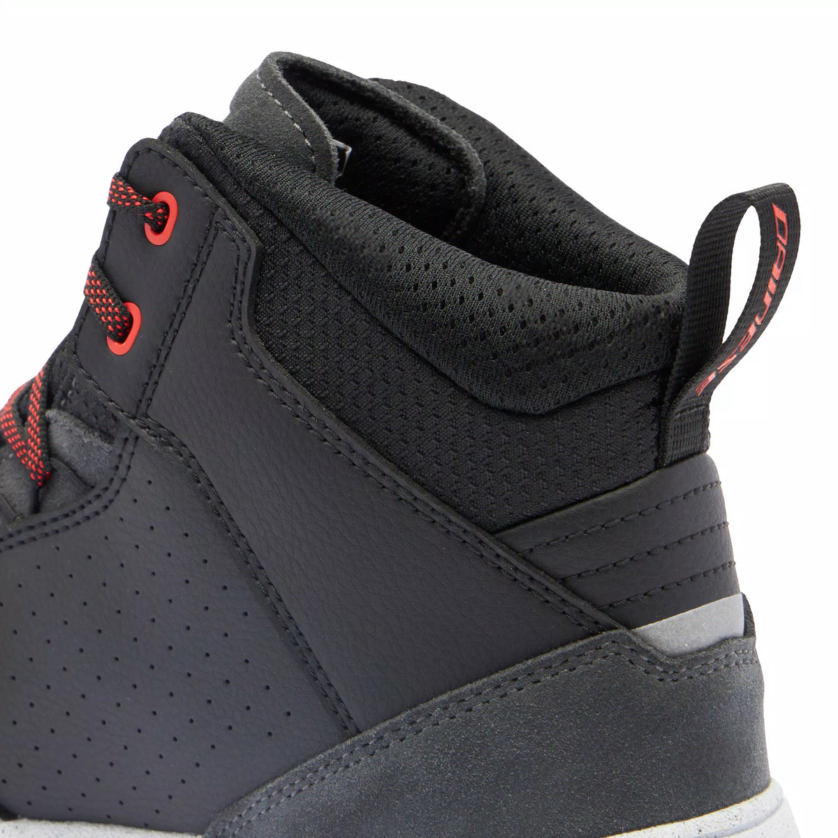 Suburb D-WP Shoes - Black/White/Red-Lava