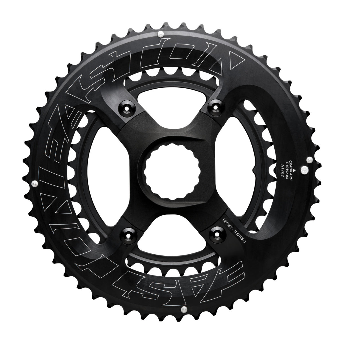 Spider/chainring set asymmetric 4-bolt - 11-speed
