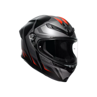 K6 S E2206, casco integral - Karve Matt Black/Grey/Red