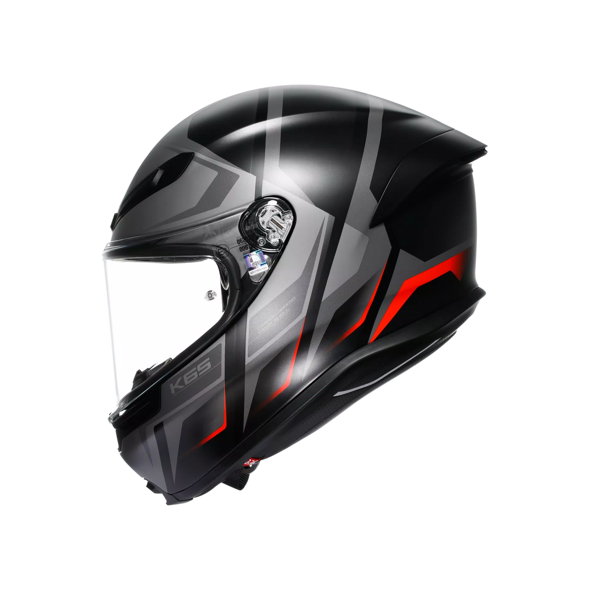 K6 S E2206, casco integral - Karve Matt Black/Grey/Red