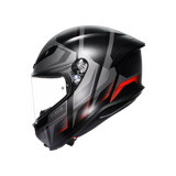 K6 S E2206, casco integral - Karve Matt Black/Grey/Red