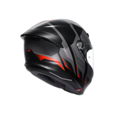 K6 S E2206, casco integral - Karve Matt Black/Grey/Red