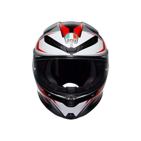 K6 S E2206, Integralhelm - Karve Matt Black/White/Red AGV