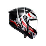 K6 S E2206, Integralhelm - Karve Matt Black/White/Red AGV