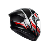 K6 S E2206, Integralhelm - Karve Matt Black/White/Red AGV