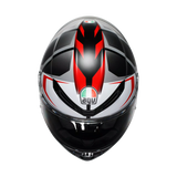 K6 S E2206, Integralhelm - Karve Matt Black/White/Red AGV