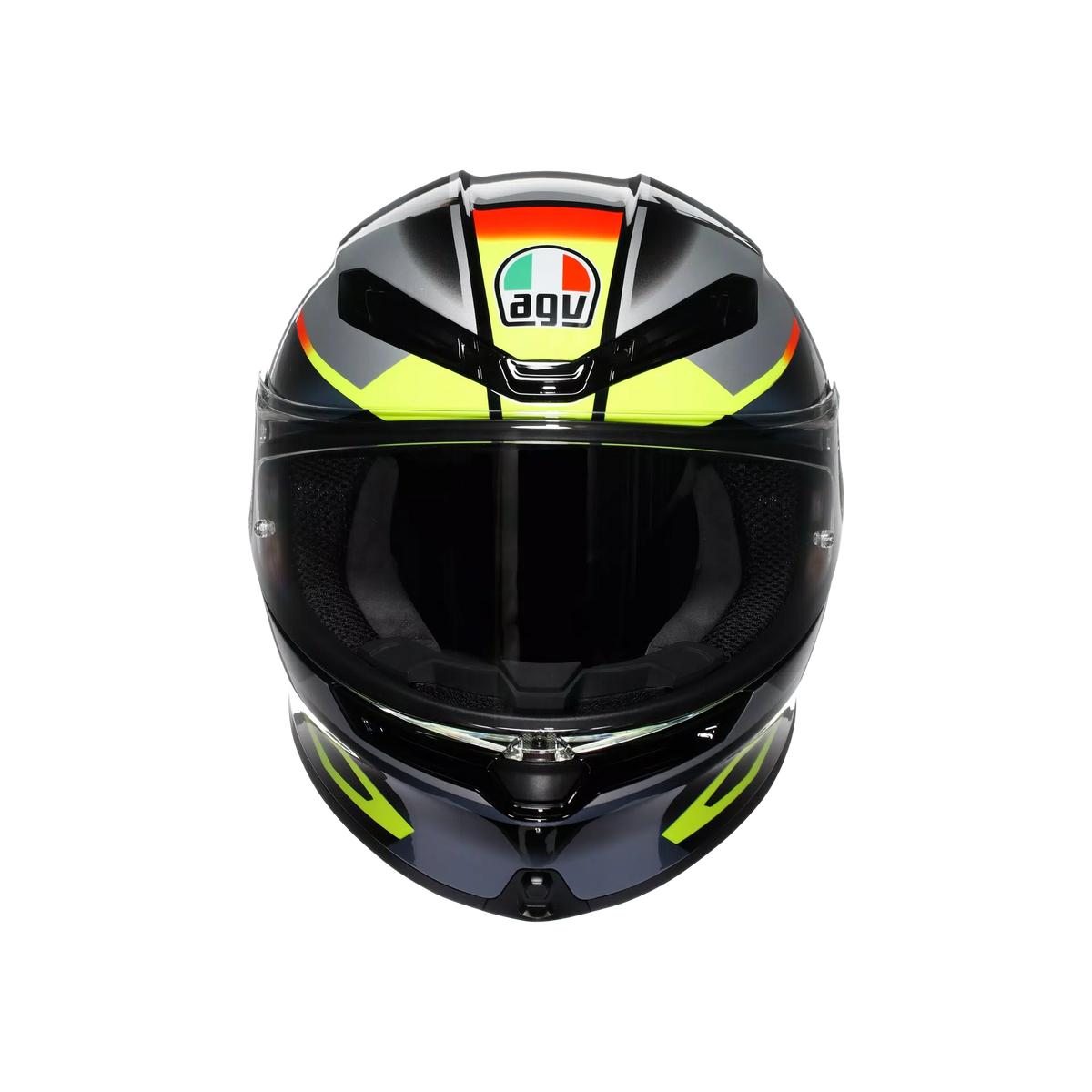 K6 S E2206, Integralhelm - Erazer Black/Red/Yellow Fluo
