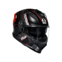 K7 S E2206, Integralhelm - Kyber Matt Zwart/Rood