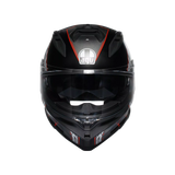 K7 S E2206, Integralhelm - Kyber Matt Zwart/Rood