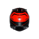 K7 S E2206, Integralhelm - Kyber Matt Zwart/Rood