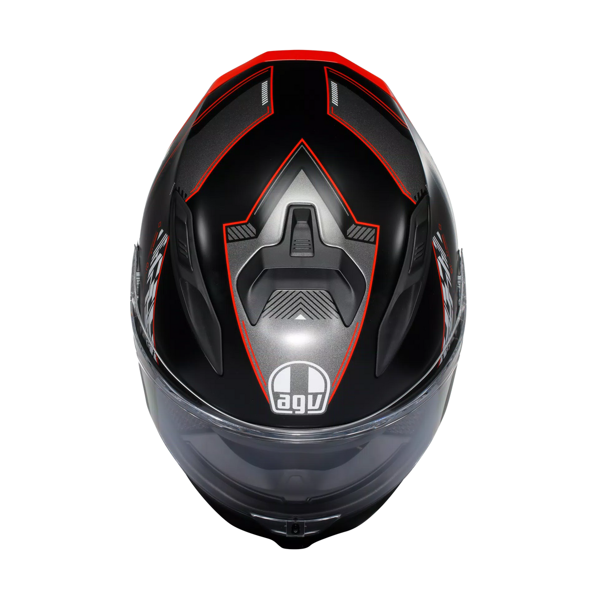 K7 S E2206, Integralhelm - Kyber Matt Zwart/Rood