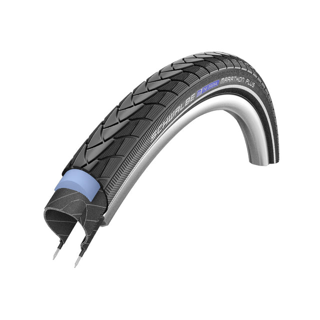 Marathon Plus cubierta de alambre - 27.5x1.50 pulgadas - SmartGuard - banda reflectante - negro