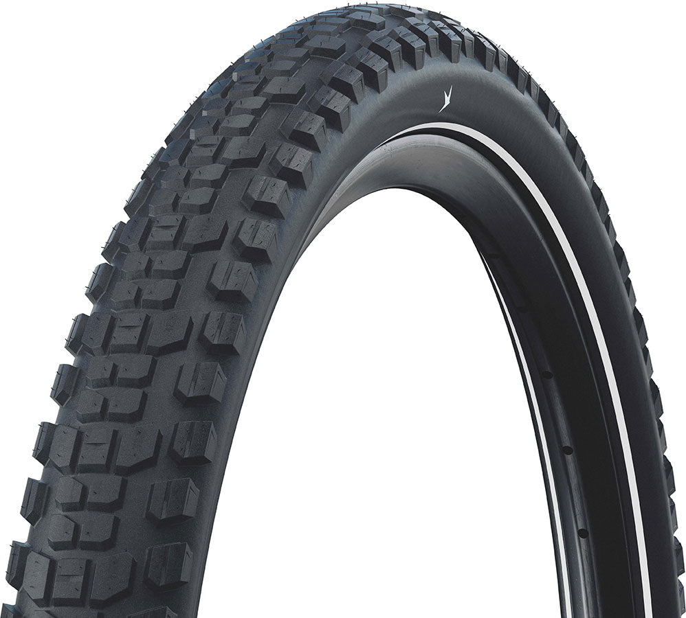 Hybrid Johnny Watts Plus, Addix Green, Radial, 27.5" wire tyre - black/reflex