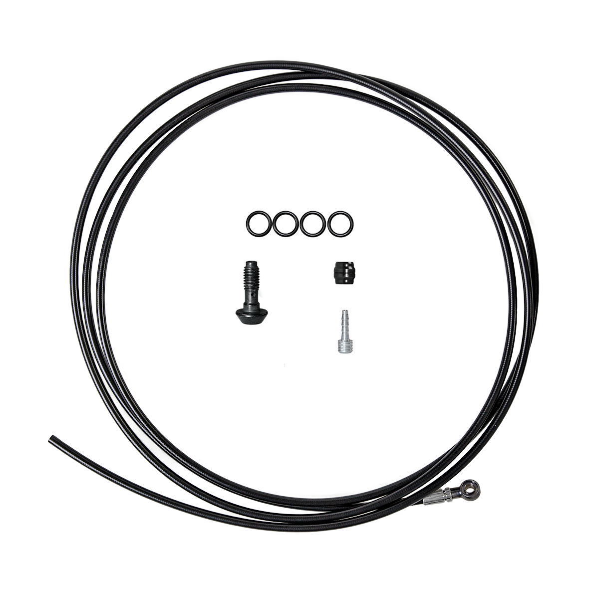 Tubo freno (Disc), Banjo 90° - 2.500 mm