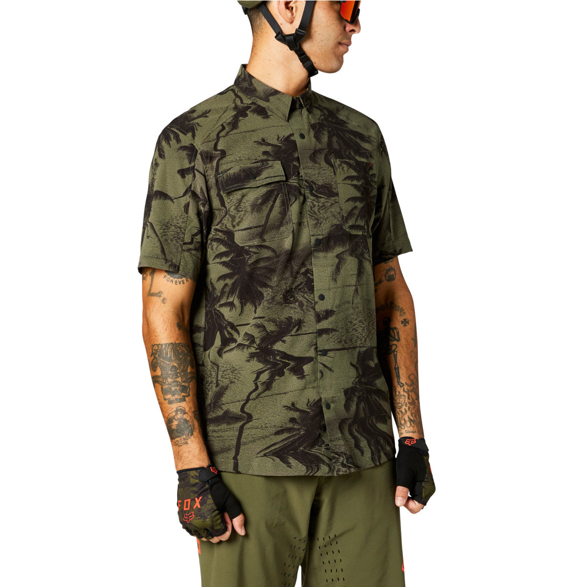 Flexair Woven - Chemise à manches courtes tissée - Olive Vert