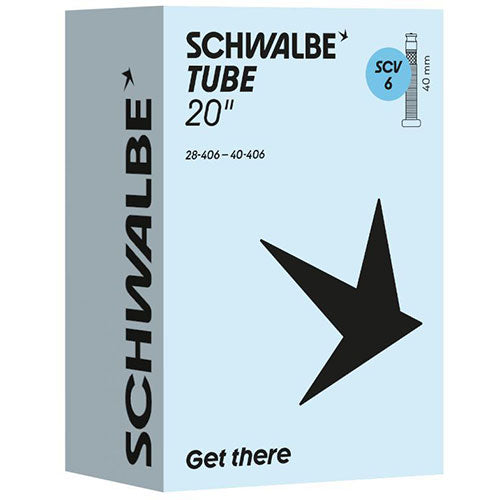 SCV6 Schlauch, 40 mm, Clik Valve - 20 Zoll Schwalbe