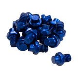 Replacement pins for platform pedals 16 pieces Alloy - M4 - Blue