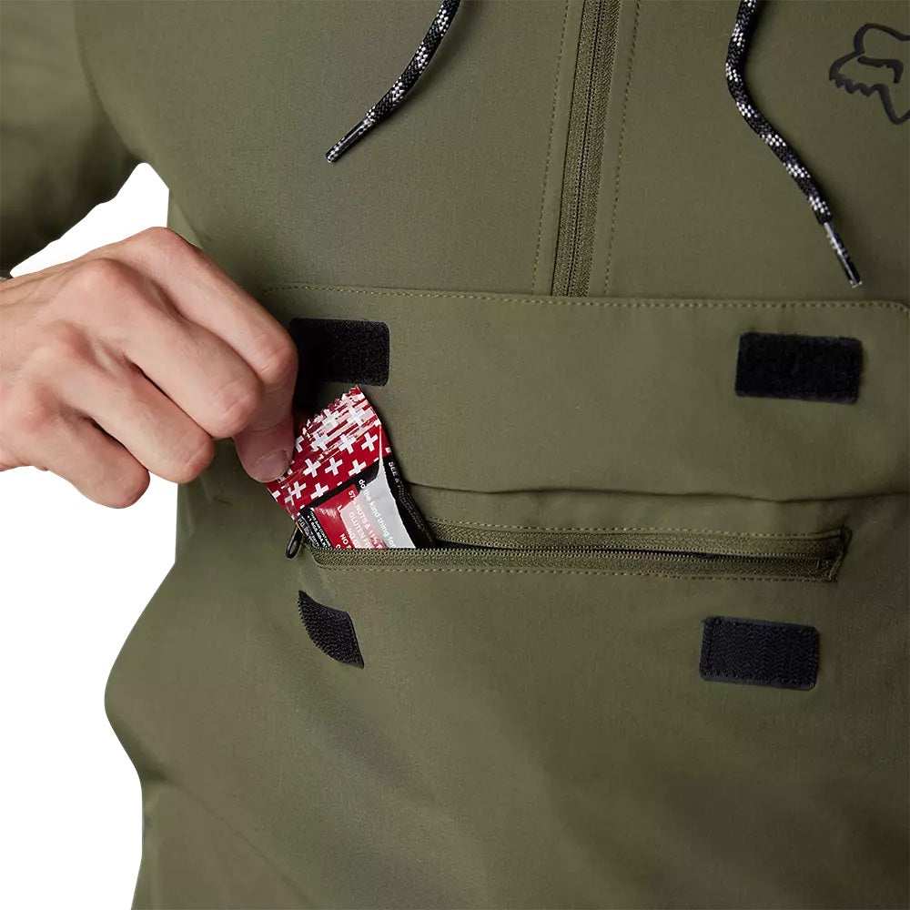Ranger Wind Pullover - olive green