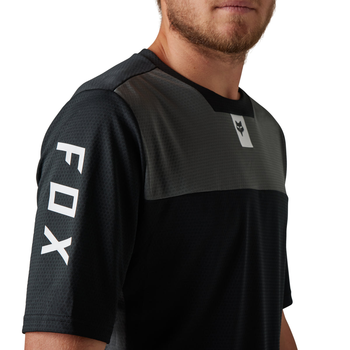 Defend Short Sleeve Jersey - Black