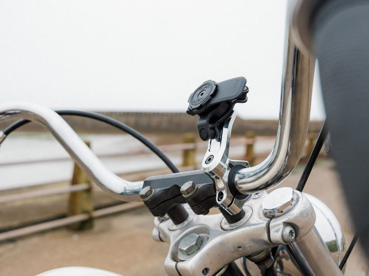 Quad Lock Motorcycle Handlebar Mount Pro Chrome
