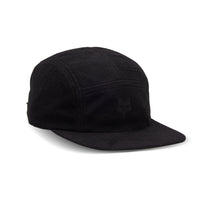 Gorro polar de 5 paneles - negro