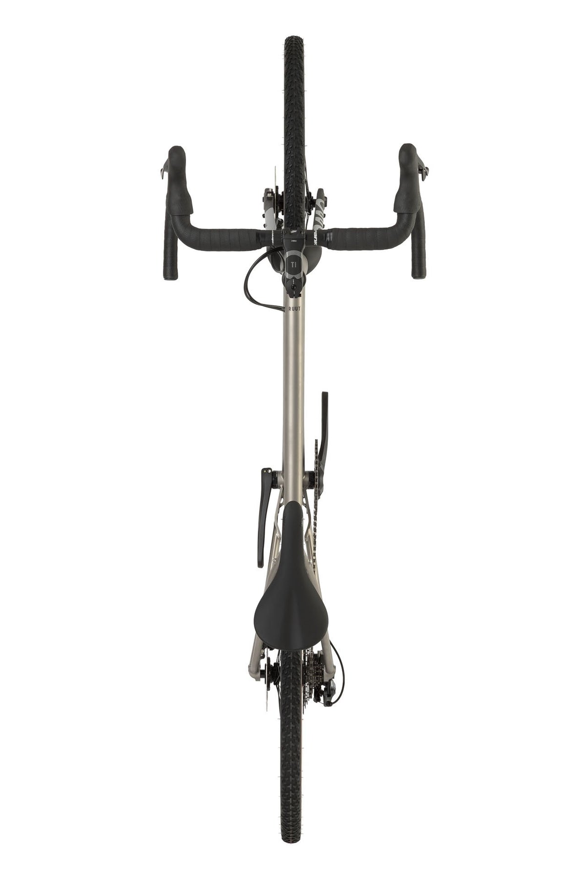 Ruut Ti Gravelbike - Titane/Noir