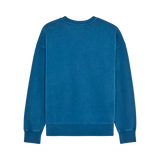 Wordmark Oversized Fleece Crew - Twilight Blue