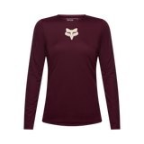 Maillot à manches longues Ranger Fox Head pour femmes - Rouge foncé