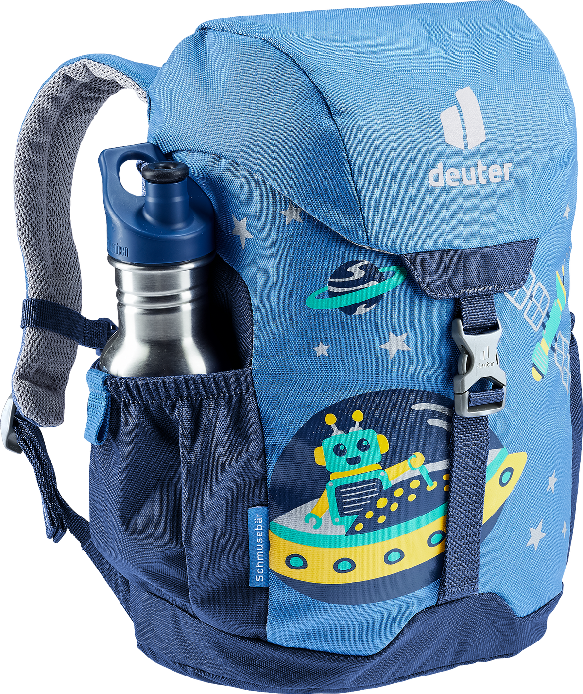 Kinderrucksack Schmusebär - wave-nightblue deuter