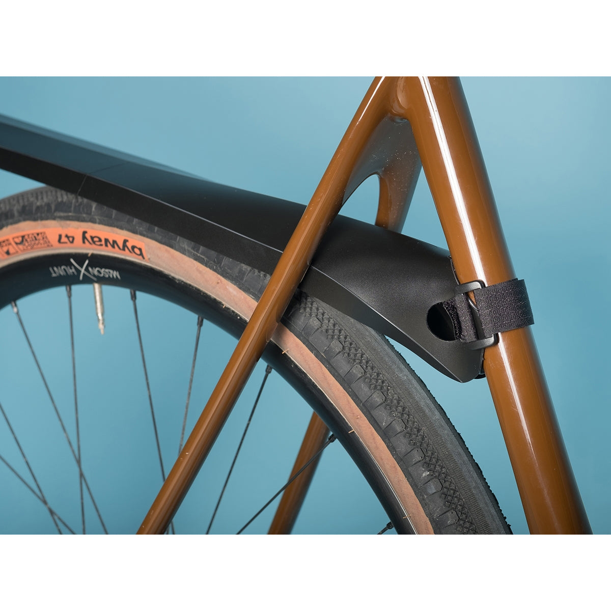 Fendor Bendor Regular Mudguard - Black/White - Reflective