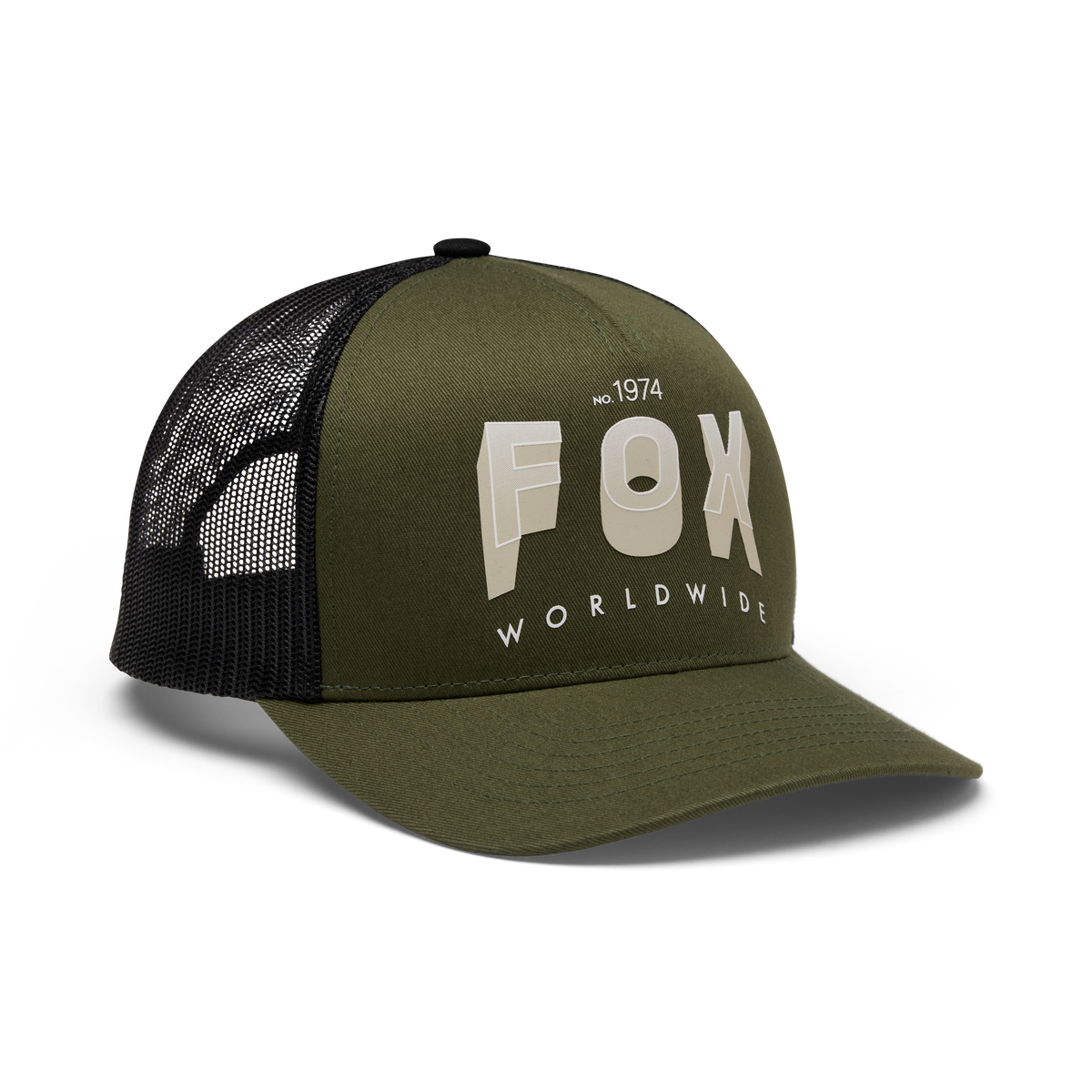 Czapka Block Mesh Trucker - Army