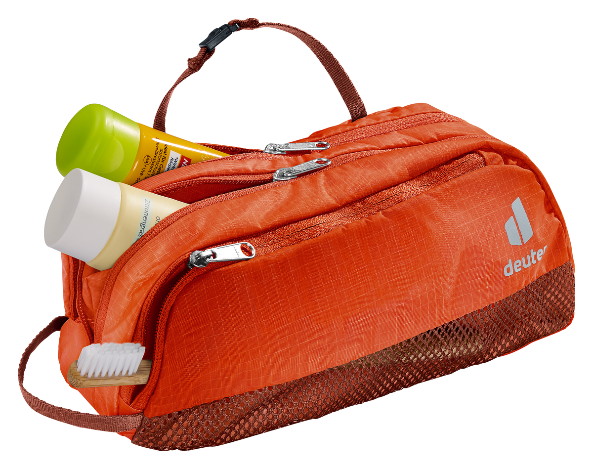 Wash Bag Tour III - papaya-redwood