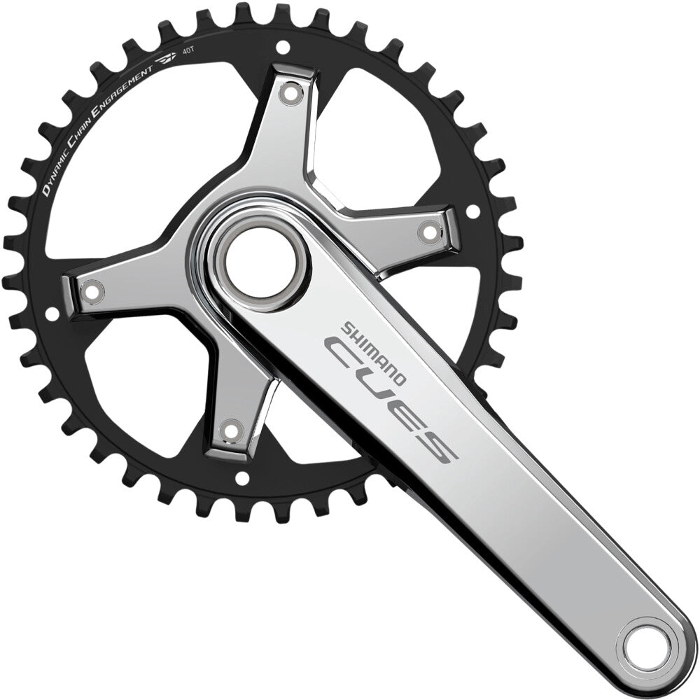Crankset CUES FC-U6030-1, 42 teeth - Polished Silver Edition