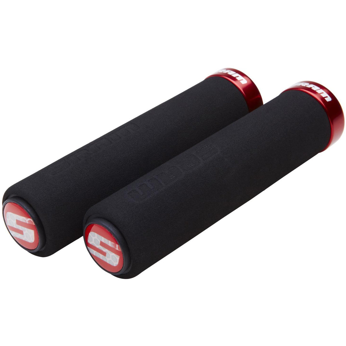 Foam Lock Ring Grips - Black/Red