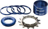 Singlespeed Kit 13T Sprocket + 7 Spacers - blue