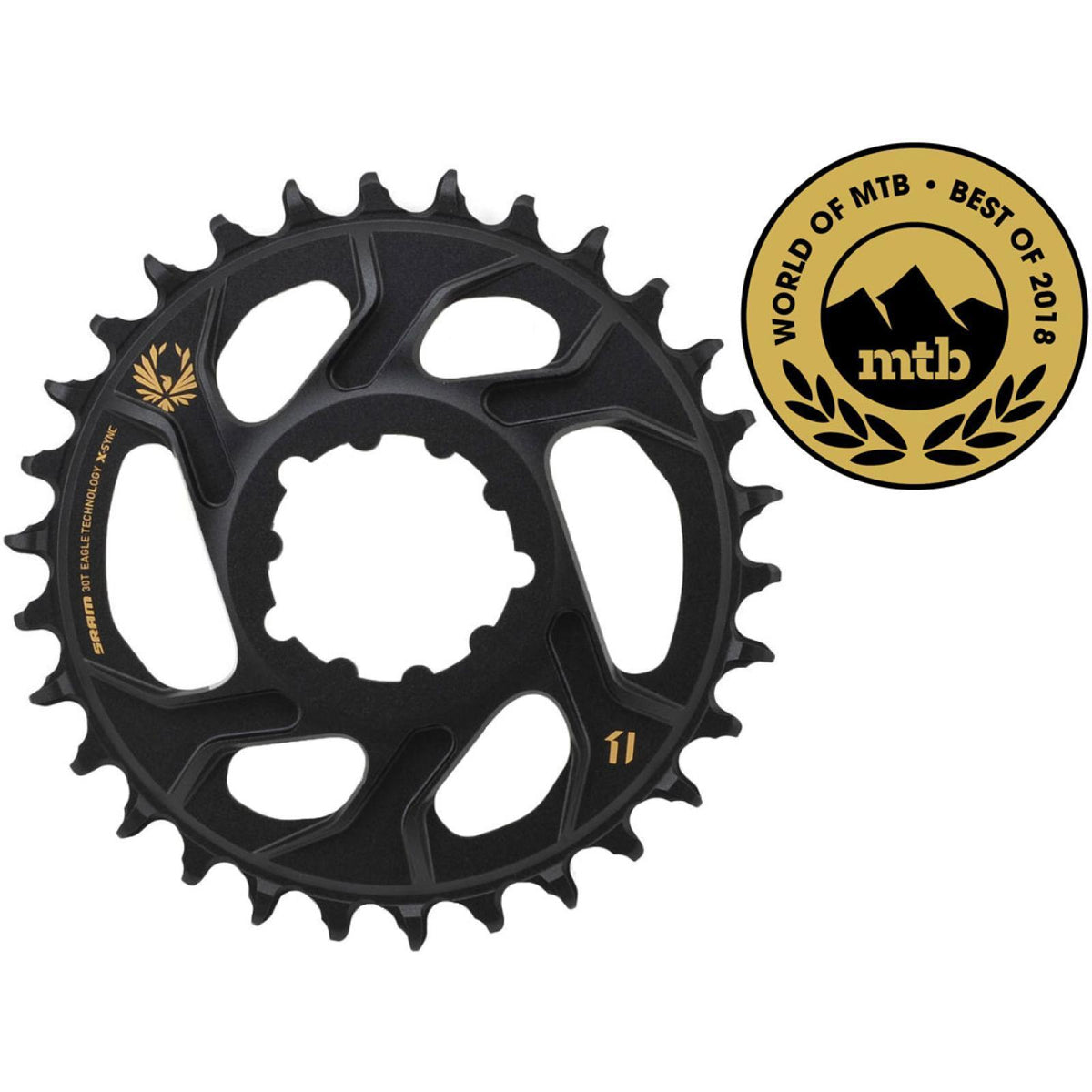 Chainring X-Sync 2 Eagle - Offset 6 mm - Moon Gray - 32 Teeth