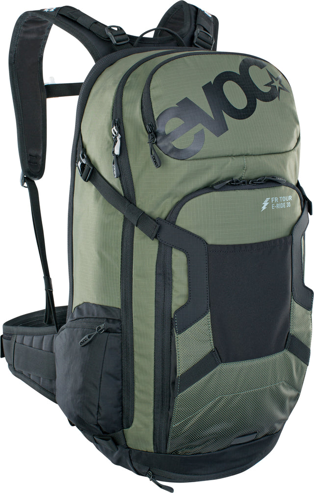 FR Tour E-Ride 30 L Backpack - Dark Olive/Black