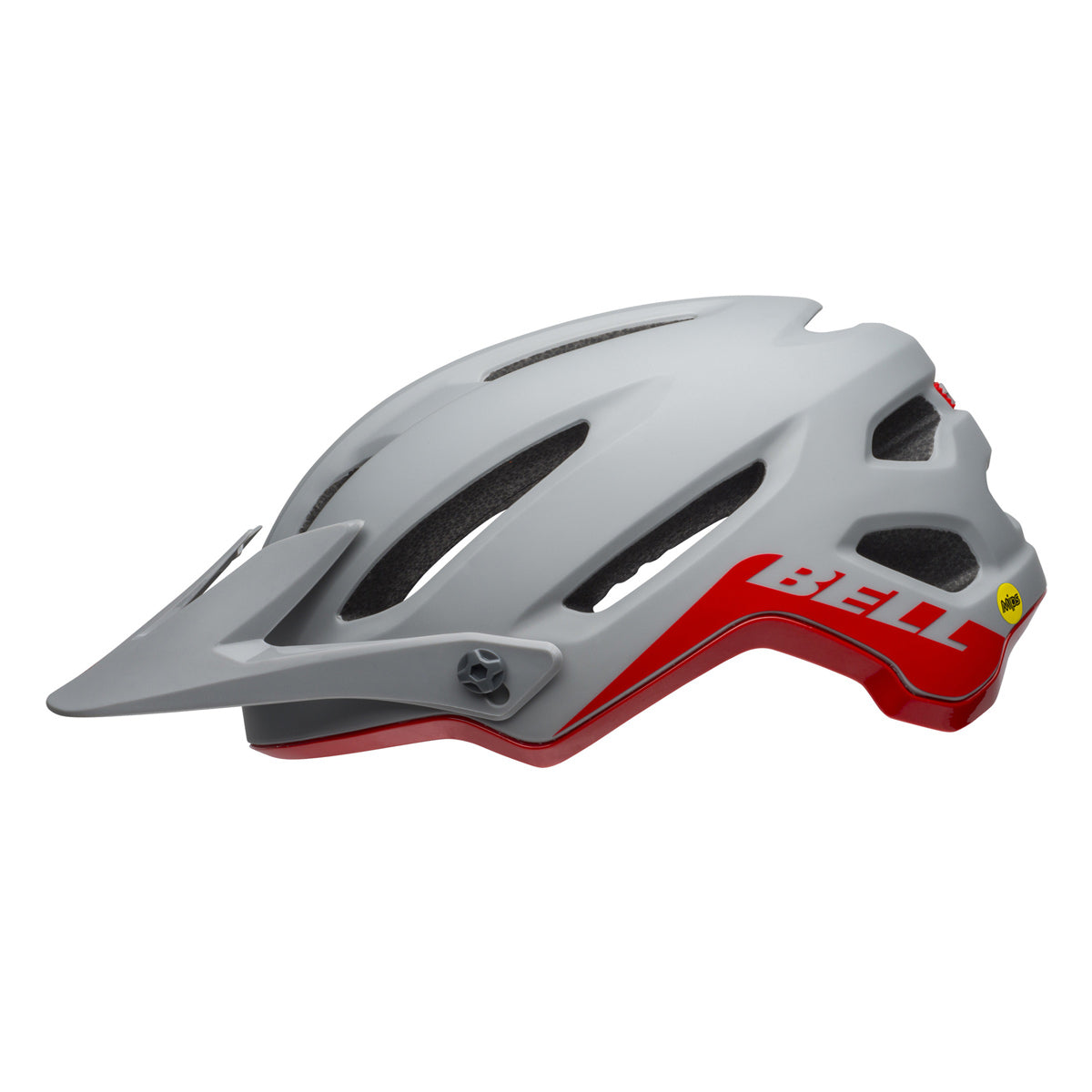 4FORTY Mips Fahrradhelm - Grau/Rot