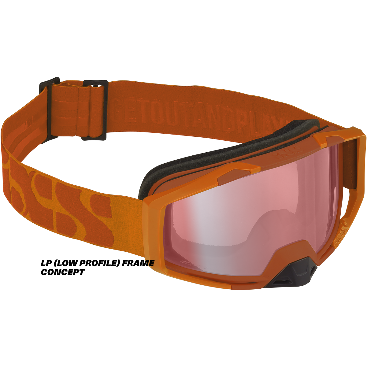 Goggle Trigger burnt orange / mirror rose LP (Low Profile)