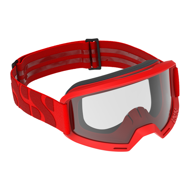 Hack Goggle Clear Lens - Racing Red iXS