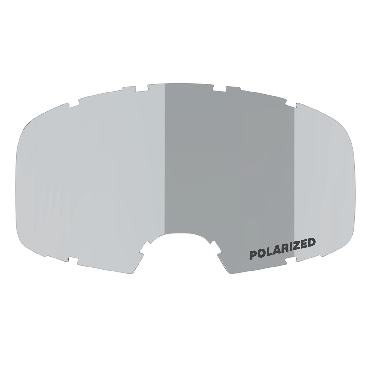 Polarisierte Linse silber verspiegelt