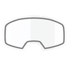 Dubbele lens transparant