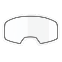 Doppellinse transparent für Goggles Hack/Trigger - Klar