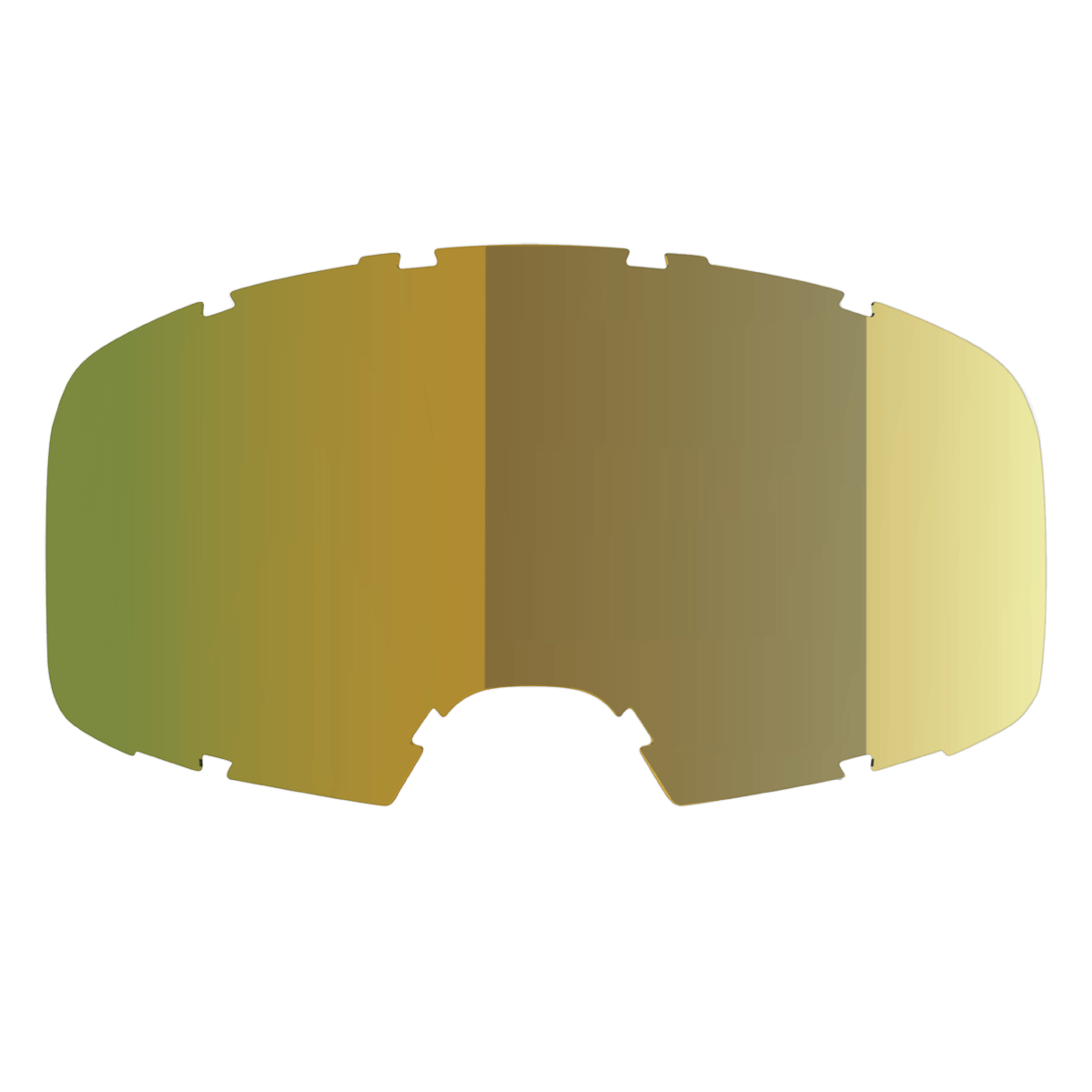 Linse gold verspiegelt